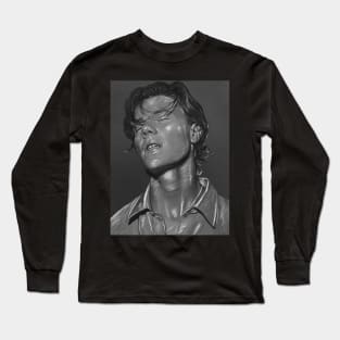 Drawing of Prince Wilhelm from Young Royals series Long Sleeve T-Shirt